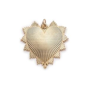 Foundrae Look-alike Large Gold Heart Charm/ Pendant- New
